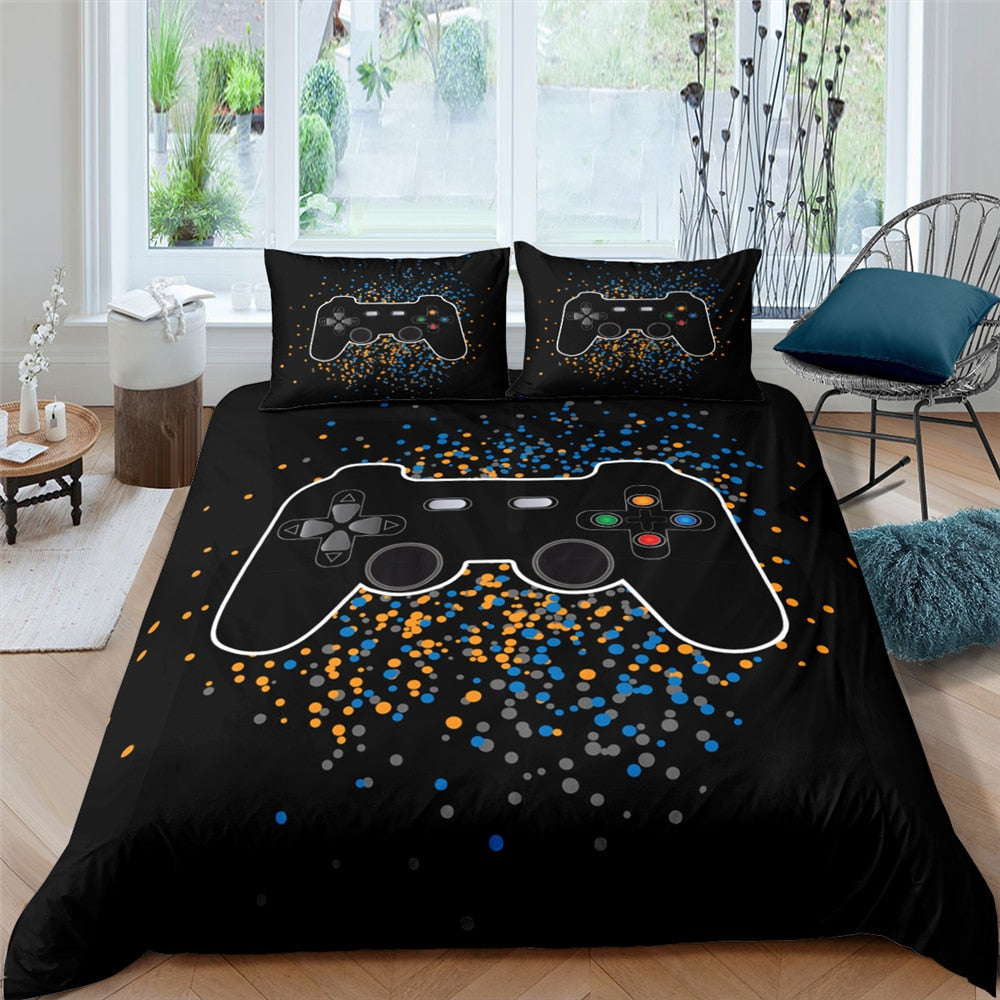 Funda Nórdica Videojuego Negro