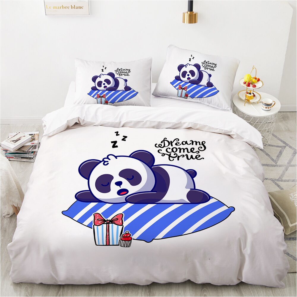 Lindo Panda Durmiente Funda Nórdica
