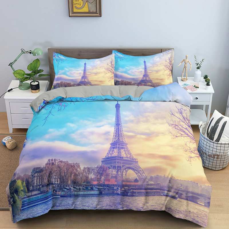 Funda Nórdica Torre Eiffel Al Atardecer