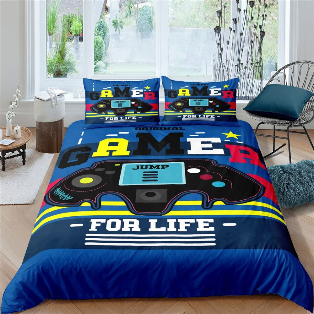 Gamer De Por Vida Azul Funda Nórdica