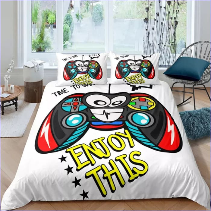 Gamer Disfruta Esto Funda Nórdica