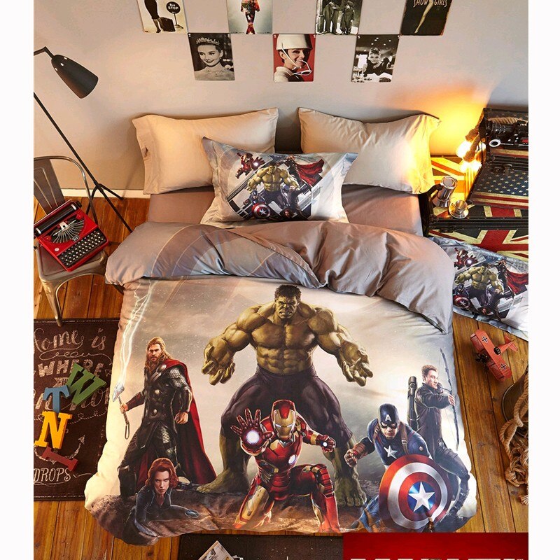 Funda Nórdica Vengadores Marvel 100% Algodón