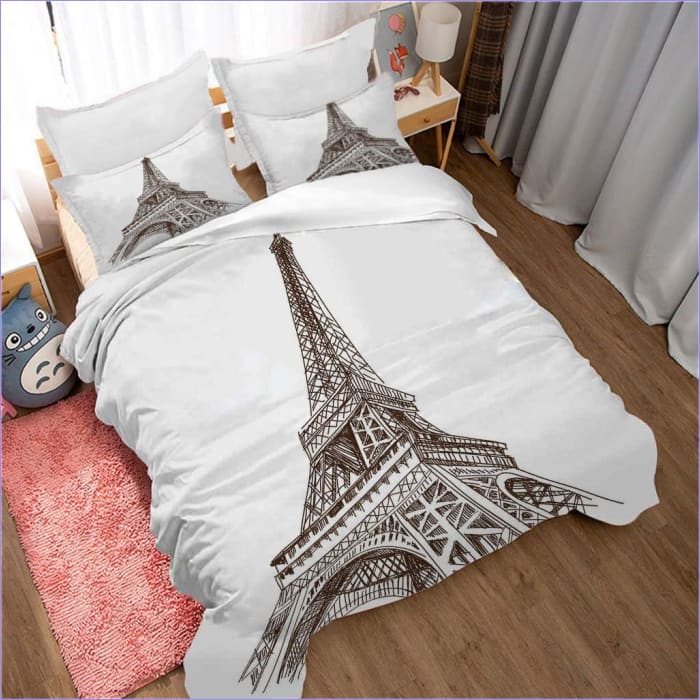Funda Nórdica Torre Eiffel 1 Persona