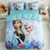 Juego De Cama Anna Y Elsa Azul