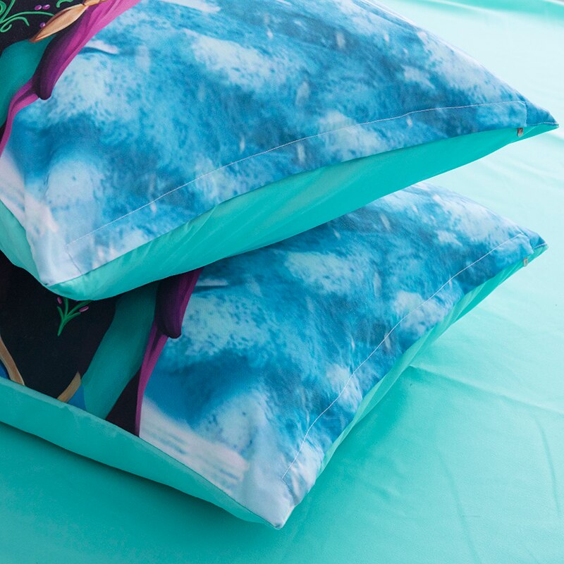 Juego De Ropa De Cama Con Dibujo De Anna Y Elsa