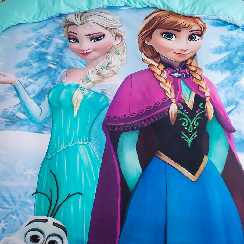 Juego De Ropa De Cama Con Dibujo De Anna Y Elsa