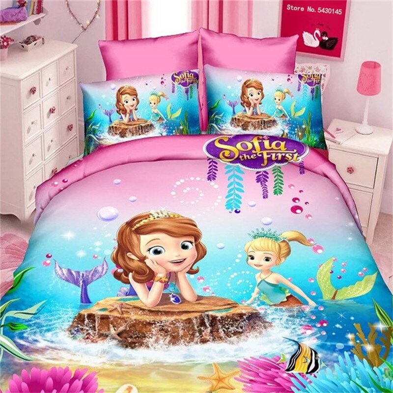 Juego De Ropa De Cama Princesa Sofía Sirena