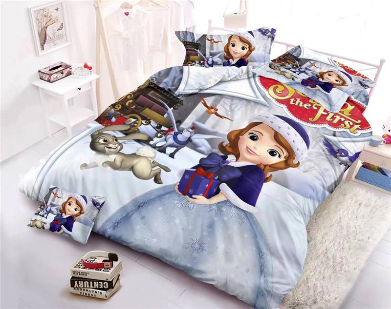 Juego De Ropa De Cama De Navidad Fiesta Princesa Sofía