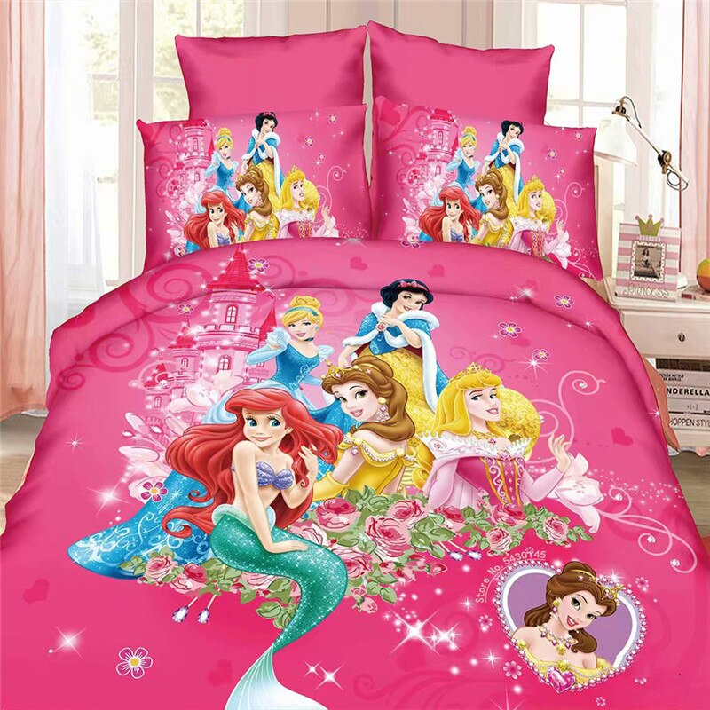 Disney Princess Castle Juego De Cama Rosa