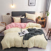 Juego De Cama Reversible Beige Y Rosa