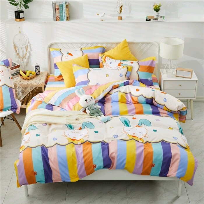 Juego De Cama Escandinavo Arcoíris