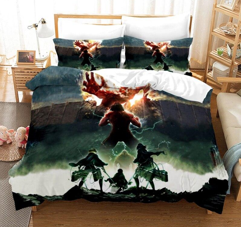 Funda Nórdica Ataque A Los Titanes Muro Destruido