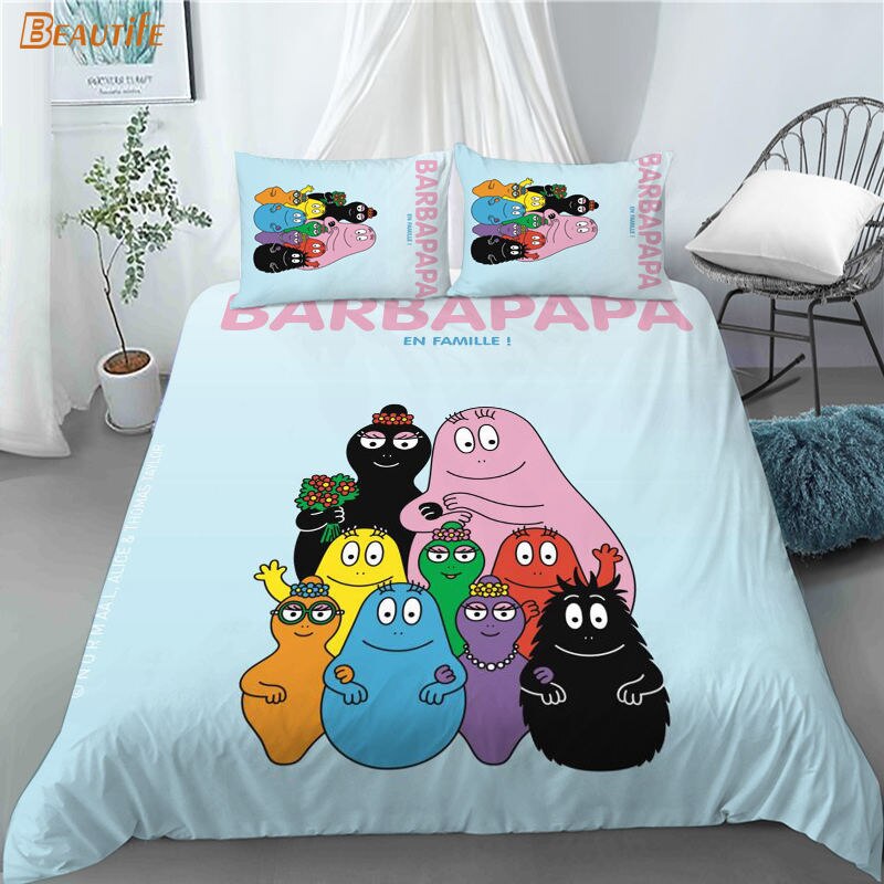 Barbapapa Y Sus Hijos Funda Nórdica