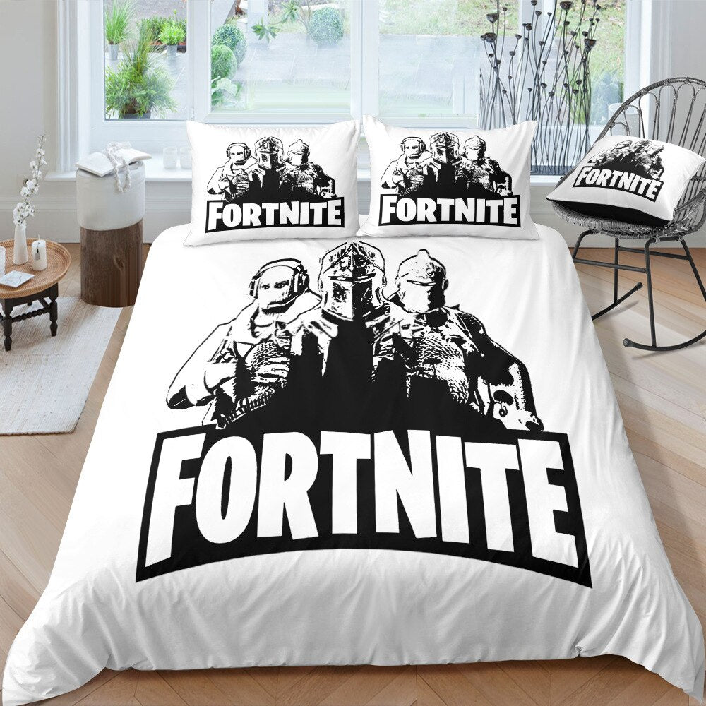 Fortnite Heroe Blanco Funda Nordica