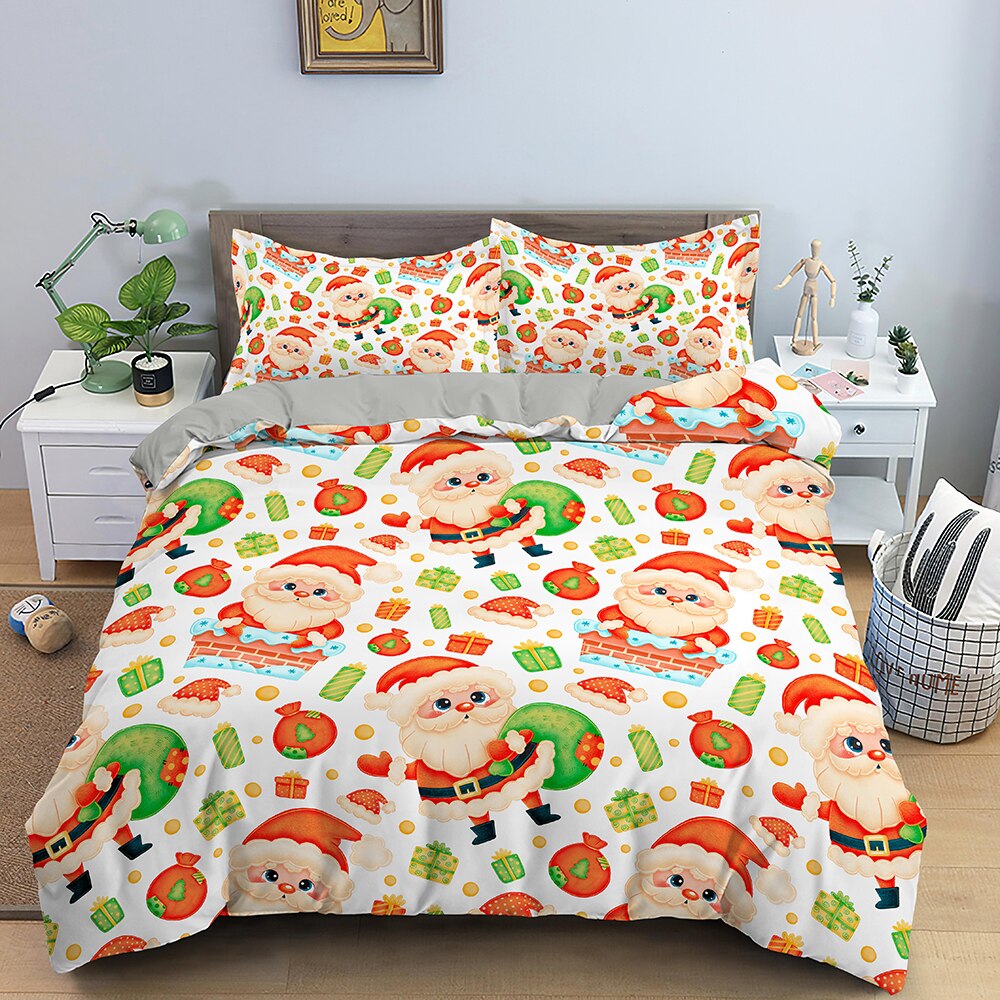 Santa Claus Blanco Funda Nórdica