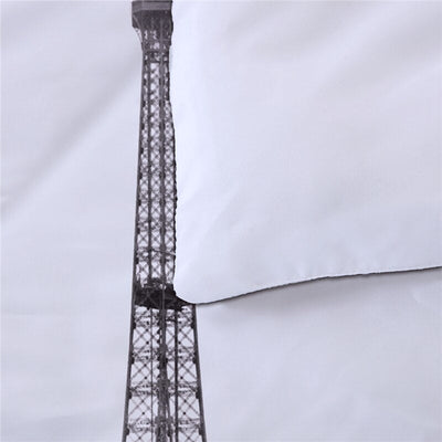 Funda Nórdica Torre Eiffel Blanca