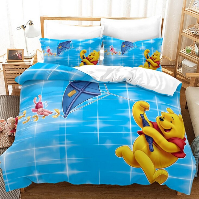 Winnie The Pooh Cometa Azul Funda Nórdica
