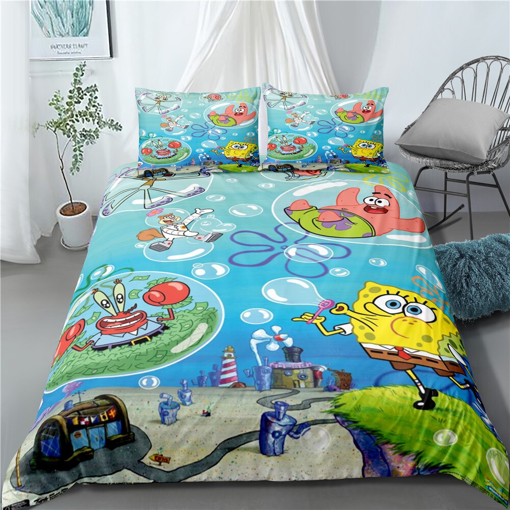 Bob Esponja Burbujas Funda Nórdica