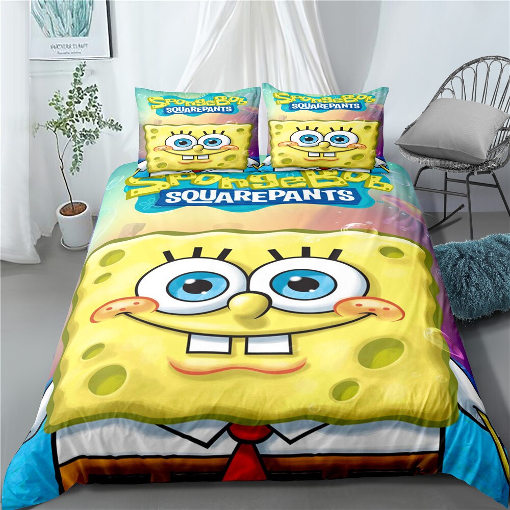 Bob Esponja Pantalones Cuadrados Funda Nórdica