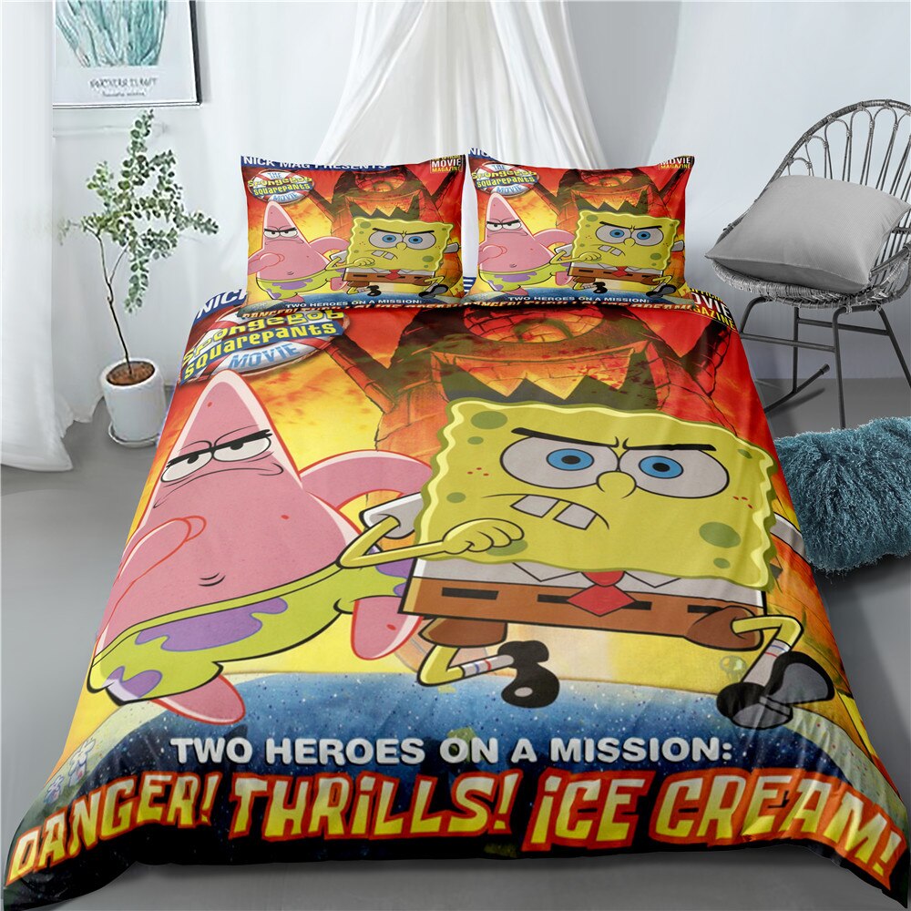 Plancton Bob Esponja Funda Nórdica