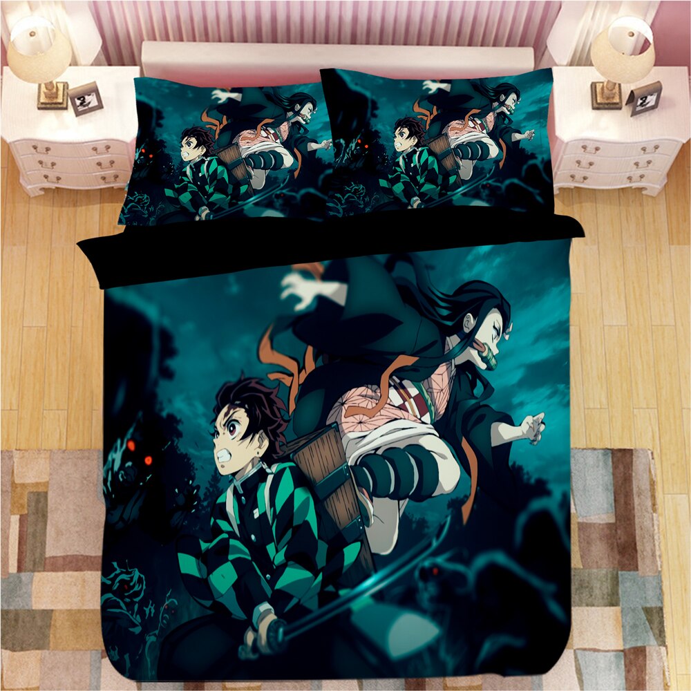 Funda Nórdica Demon Slayer Nezuko Con Tanjiro