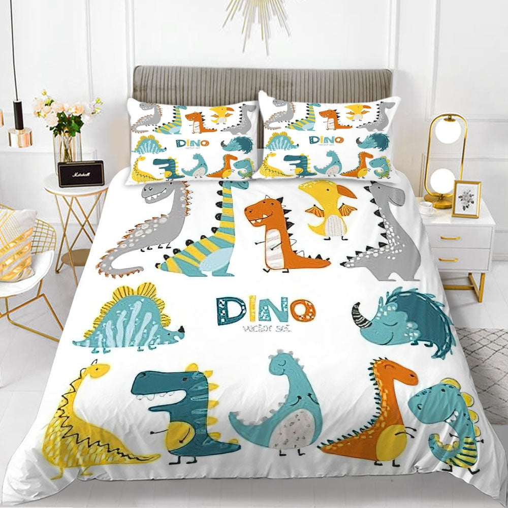 Funda Nórdica Dino Los Dinosaurios Para Niños