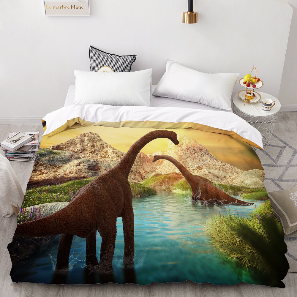 Grandes Dinosaurios Saurópodos Funda Nórdica