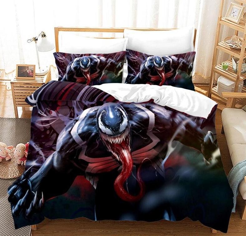 Disney Marvel Venom Lengua Funda Nórdica