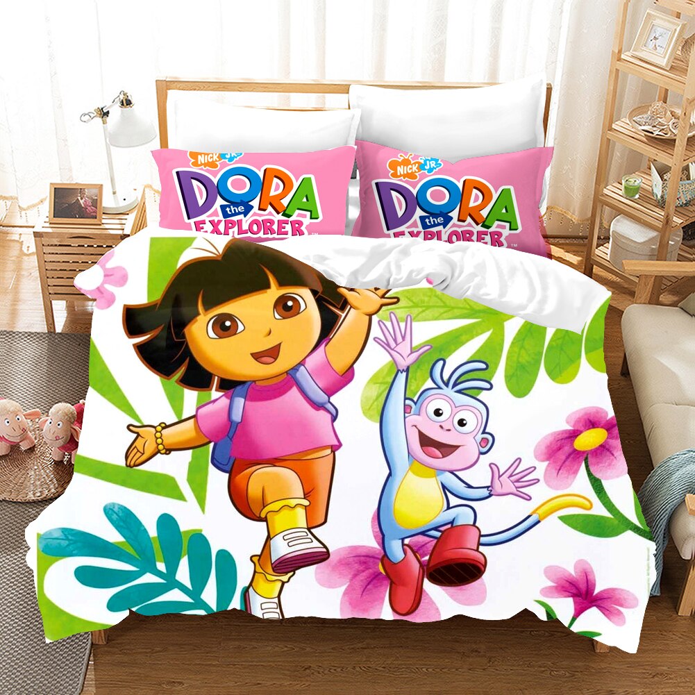 Funda Nórdica Dora La Exploradora Y Babouche En La Selva