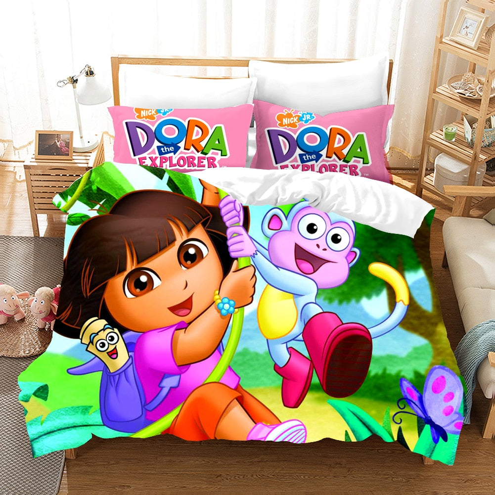 Funda Nórdica Dora La Exploradora Y Babouche