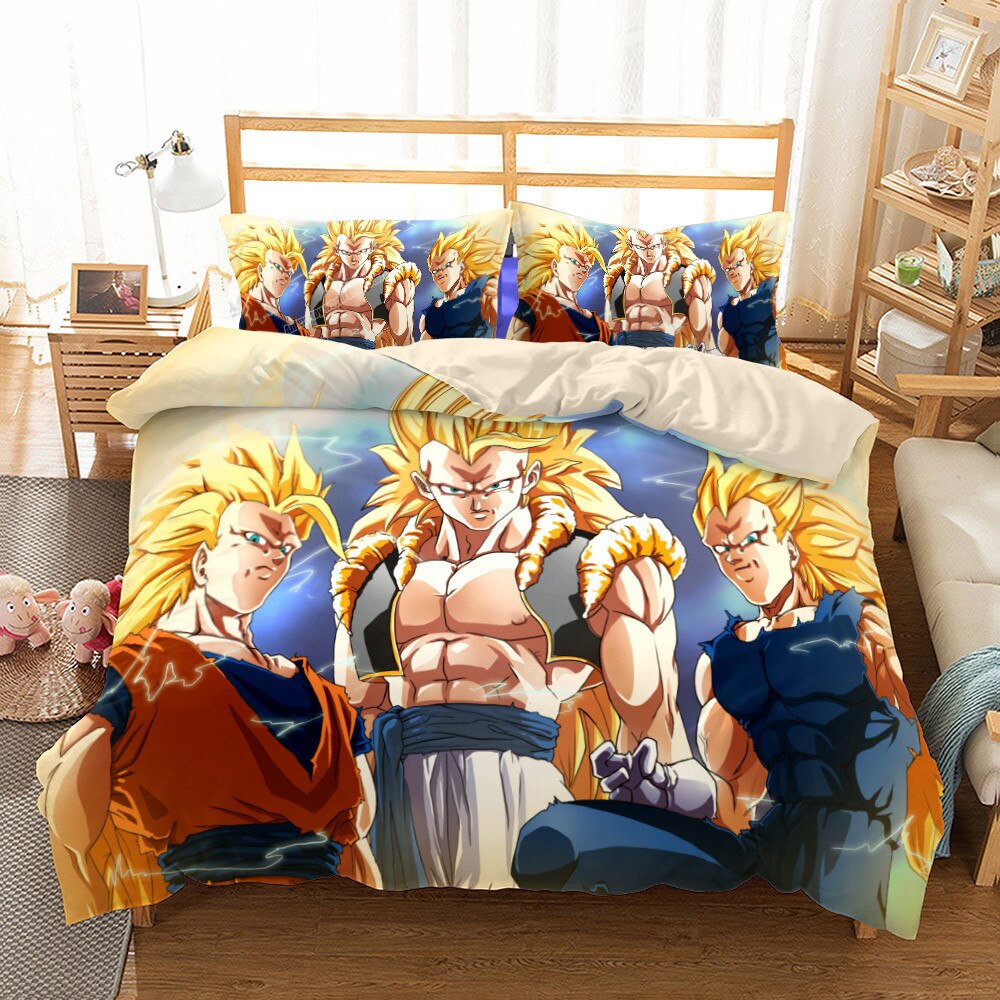 Funda Nórdica Dragon Ball Son Goku Super Saiyen