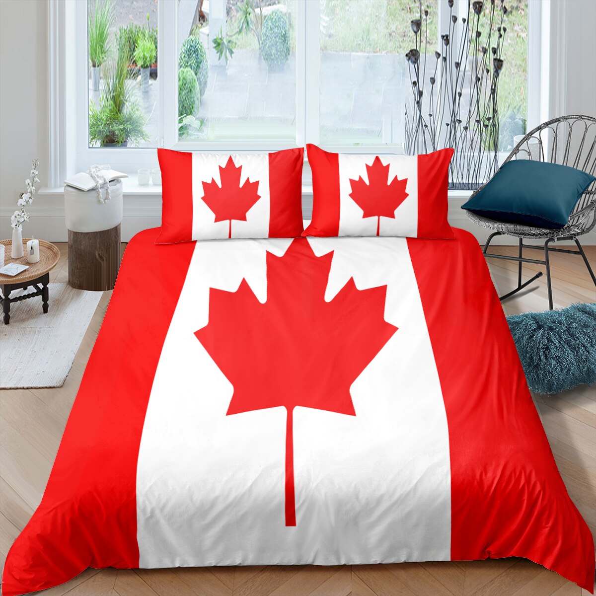 Bandera De Canadá Funda Nórdica