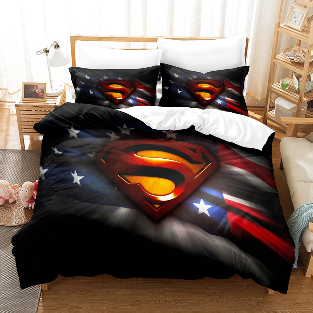 Bandera De Superman Usa Funda Nórdica