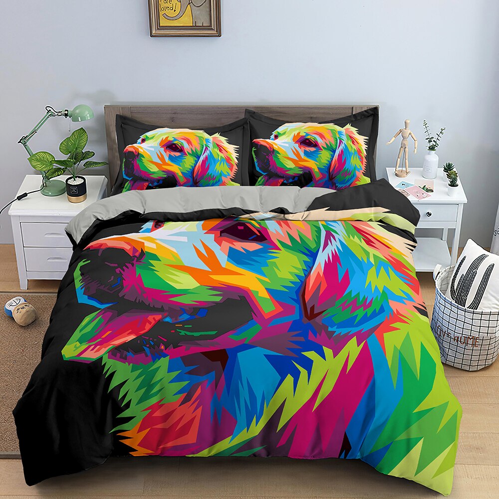 Funda Nórdica Golden Retriever Multicolor