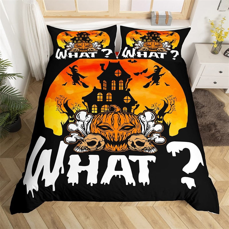 Funda Nórdica Halloween Negro