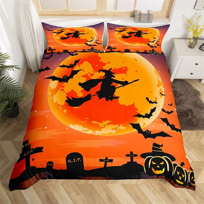 Halloween Naranja Funda Nórdica