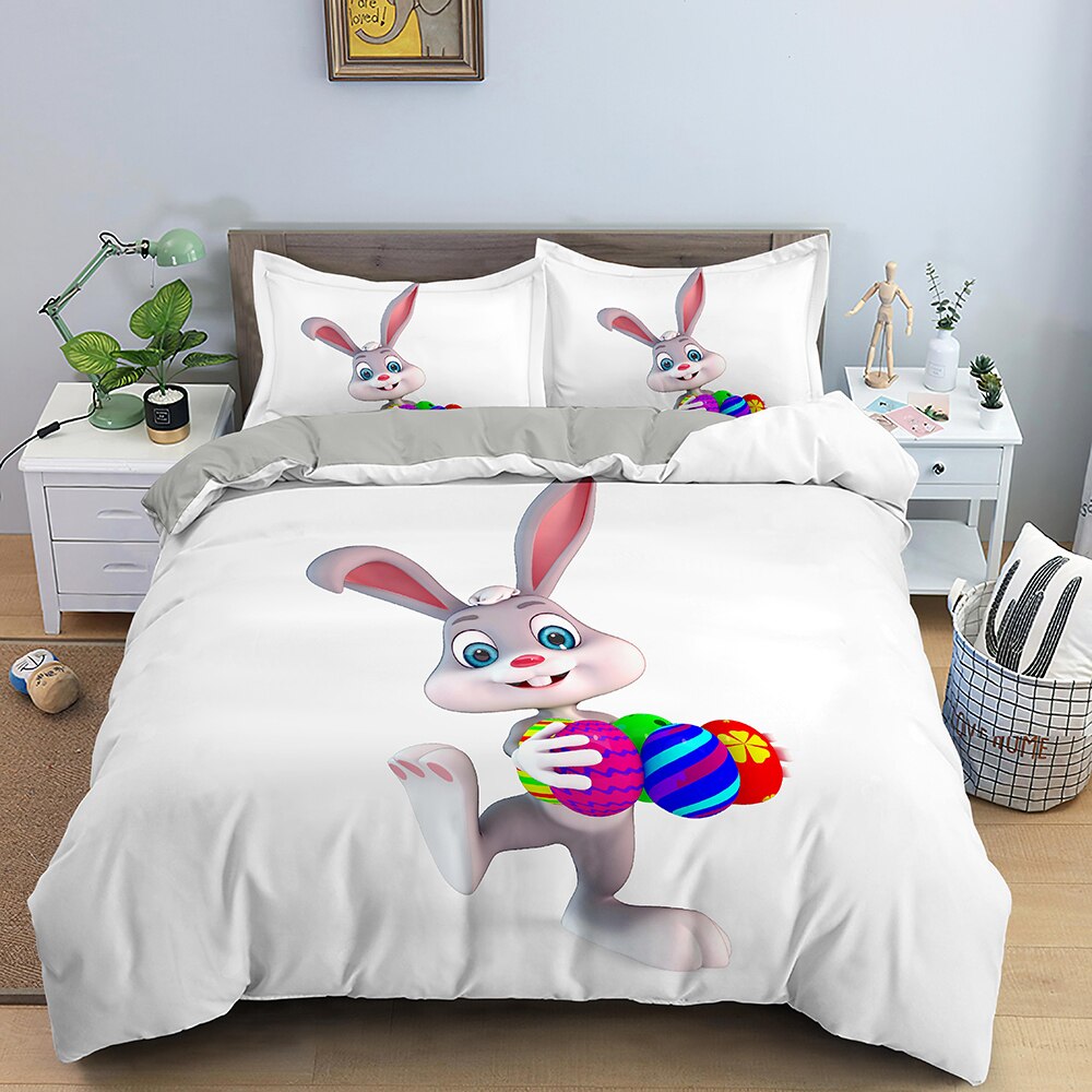 Funda Nórdica Para Niños Conejito De Pascua