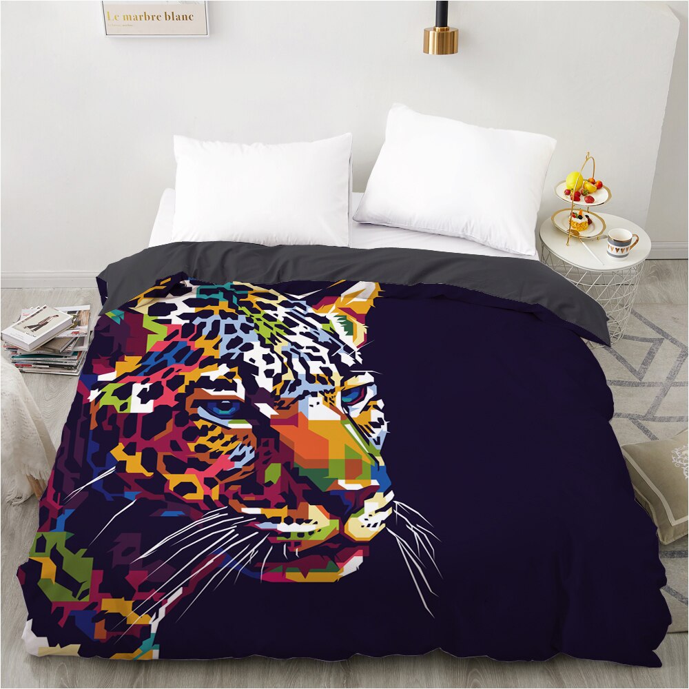 Funda Nórdica Leopardo Multicolor