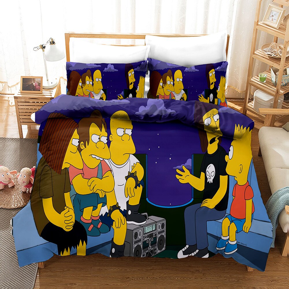 Funda Nórdica Los Simpson Bart Y Amigos