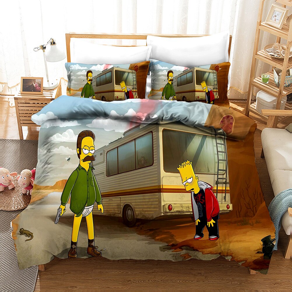 Funda Nórdica Los Simpson Breaking Bad