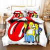 Funda Nórdica Los Simpson Rolling Stones