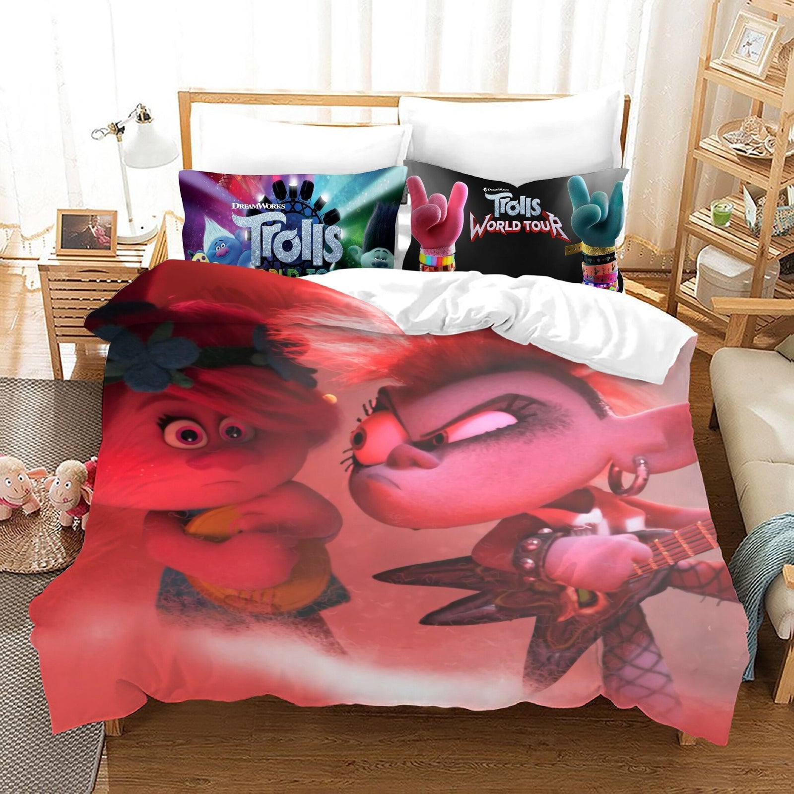 Trolls Poppy Y Queen Barb Funda Nórdica