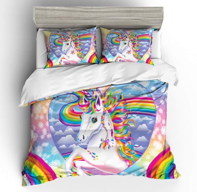 Unicornio Arcoiris Funda Nórdica