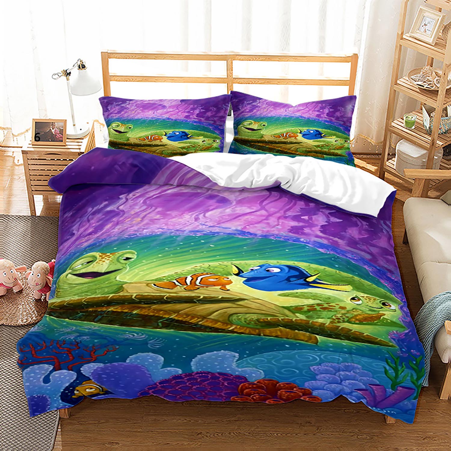 Marinero Y Dory Con Crush Funda Nórdica