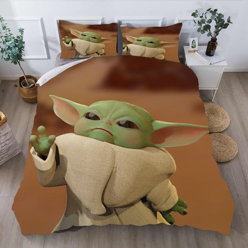 Bebé Yoda Marrón Funda Nórdica