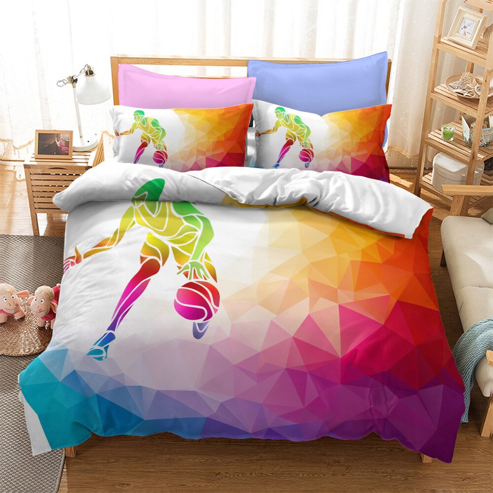 Baloncesto Multicolor Funda Nórdica