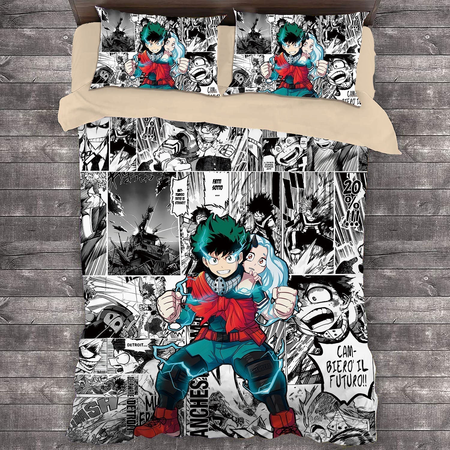 Funda Nórdica My Hero Academia Izuku Y Nejire