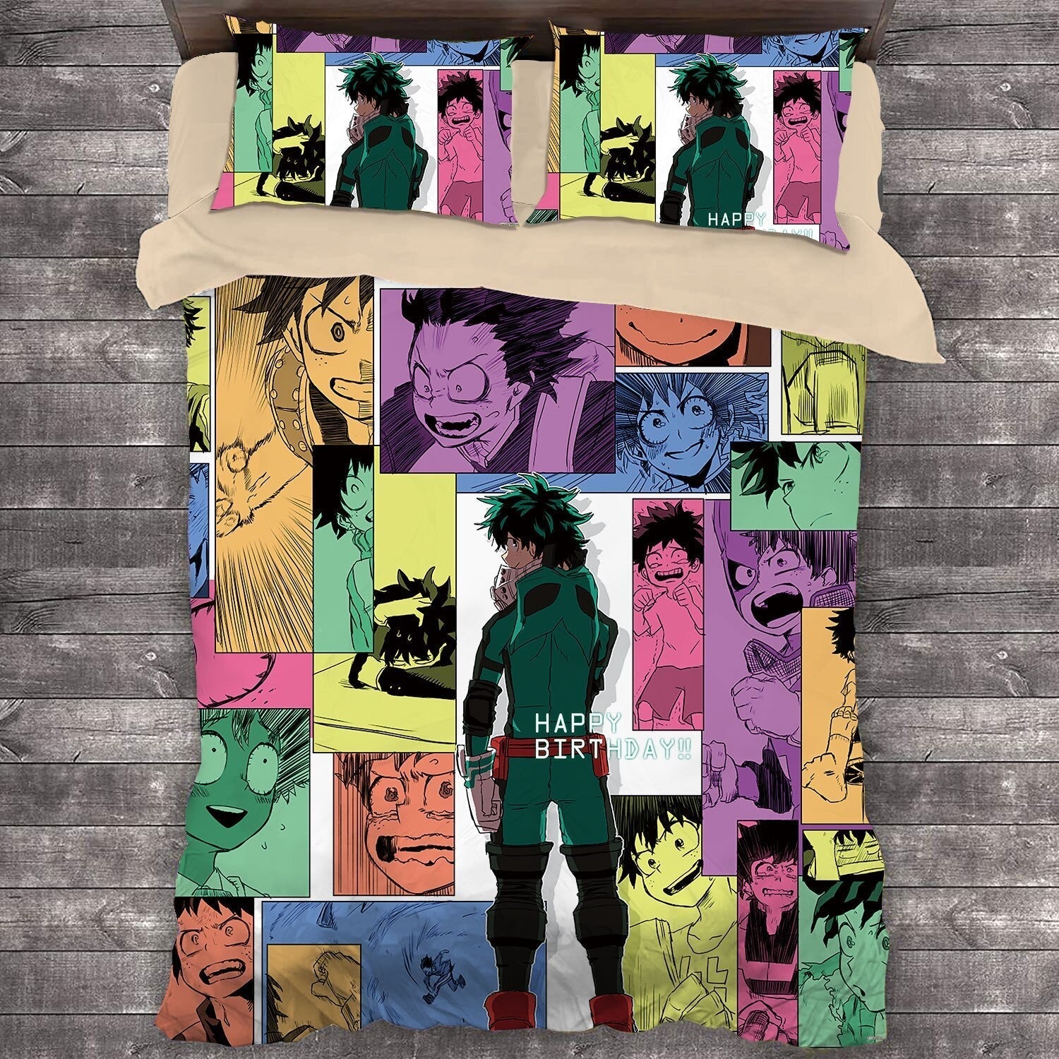 Funda Nórdica My Hero Academia Personajes Multicolor