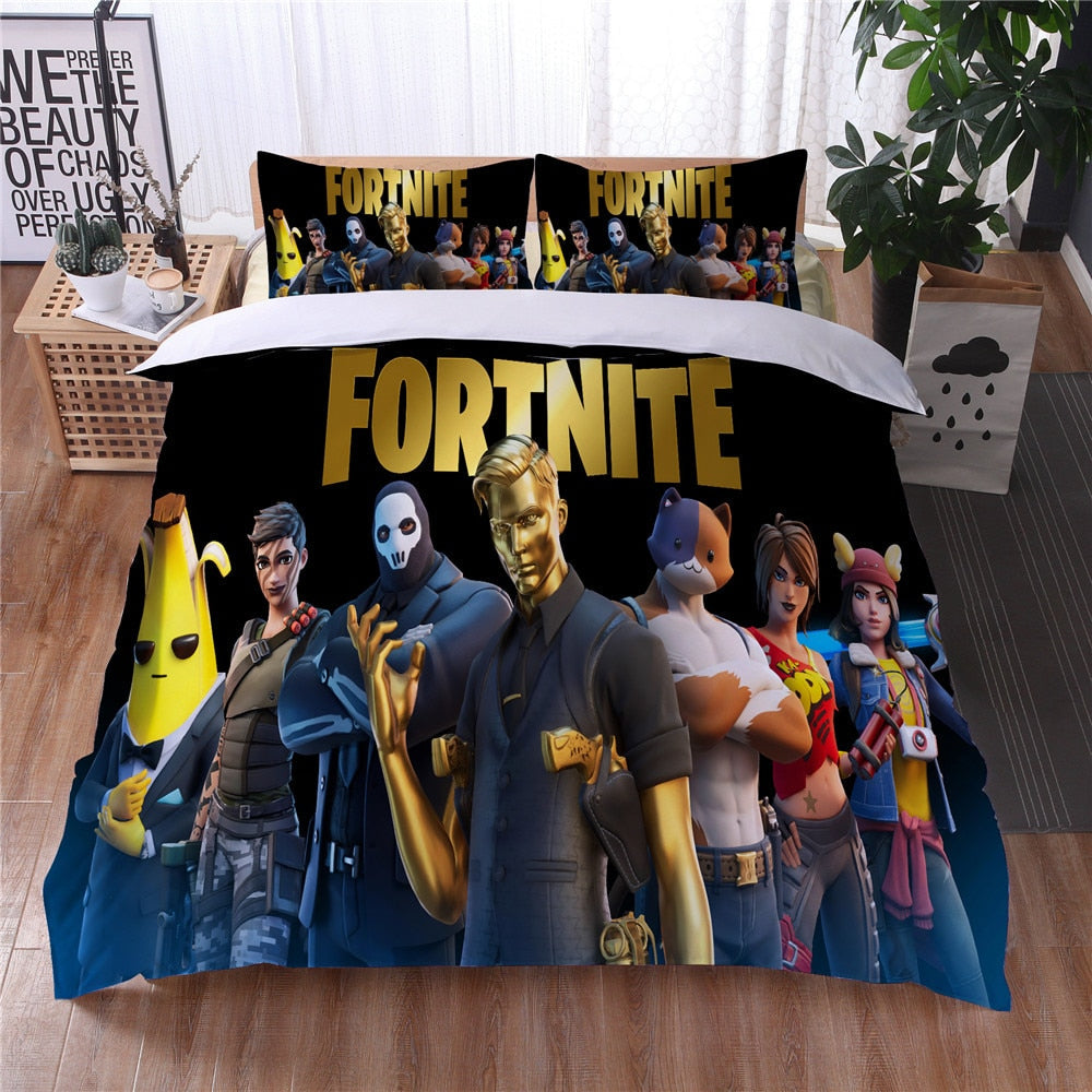 Fortnite Negro Funda Nórdica