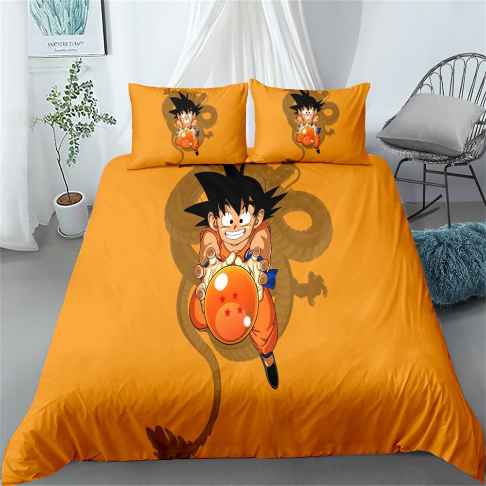 Dragon Ball Goku Naranja Funda Nórdica